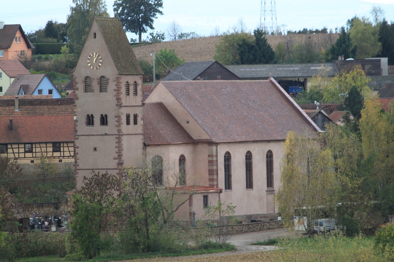 Kuttolsheim  esterieur de l'église